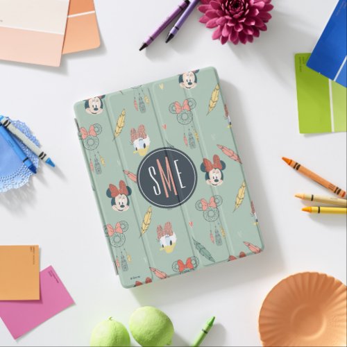 Minnie  Daisy Monogram  Dream Catcher Pattern iPad Smart Cover