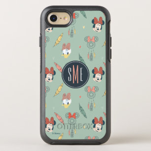 Minnie & Daisy Monogram   Dream Catcher Pattern OtterBox Symmetry iPhone SE/8/7 Case