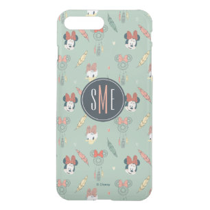Minnie & Daisy Monogram Dream Catcher Pattern iPhone 8 Plus/7 Plus Case