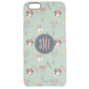 Minnie & Daisy Monogram Dream Catcher Pattern Clear iPhone 6 Plus Case