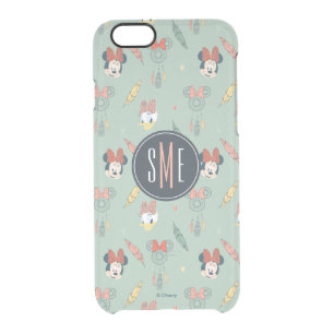 Minnie & Daisy Monogram   Dream Catcher Pattern Clear iPhone 6/6S Case