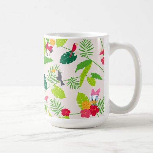 Minnie  Daisy  Tropical Pattern Coffee Mug