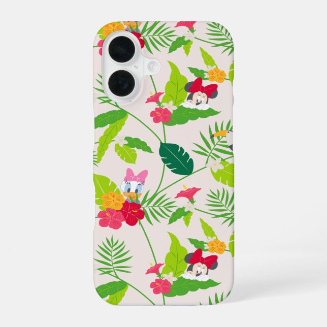 Minnie & Daisy | Tropical Pattern Iphone Case (Back)