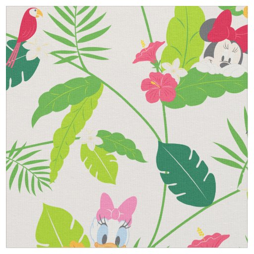 Minnie & Daisy | Tropical Pattern Monogram 2 Fabric
