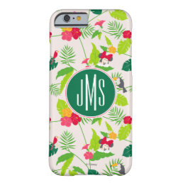 Minnie &amp; Daisy | Tropical Pattern Monogram Barely There iPhone 6 Case