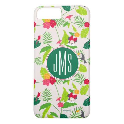 Minnie  Daisy  Tropical Pattern Monogram iPhone 8 Plus7 Plus Case
