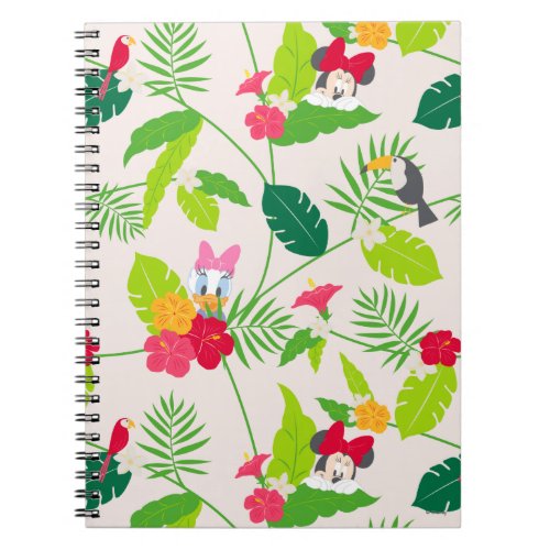 Minnie  Daisy  Tropical Pattern Notebook