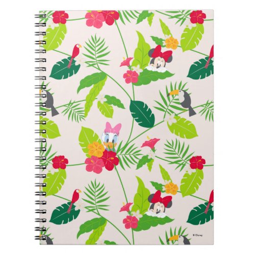 Minnie  Daisy  Tropical Pattern Notebook