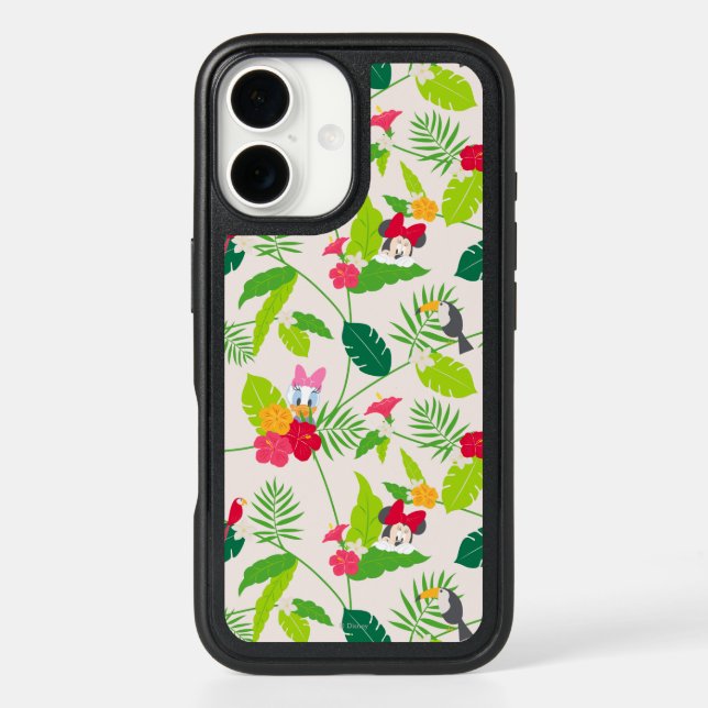 Minnie & Daisy | Tropical Pattern Otterbox iPhone Case (Back)