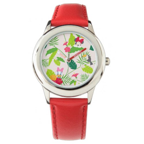 Minnie  Daisy  Tropical Pattern Watch