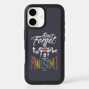 Minnie   Don't Forget To Be Awesome iPhone 16 Case