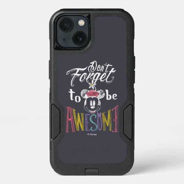 Minnie | Don't Forget To Be Awesome Otterbox iPhone Case (Back)