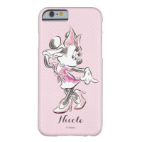 Minnie | Elegant Pose Watercolor Barely There iPhone 6 Case