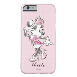 Minnie | Elegant Pose Watercolor Barely There iPhone 6 Case