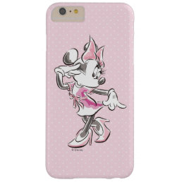 Minnie | Elegant Pose Watercolor Barely There iPhone 6 Plus Case