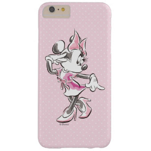 Minnie   Elegant Pose Watercolor Barely There iPhone 6 Plus Case