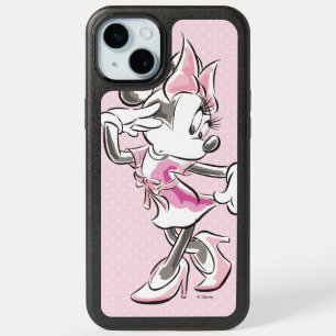 Minnie Elegant Pose Watercolor iPhone 15 Plus Case