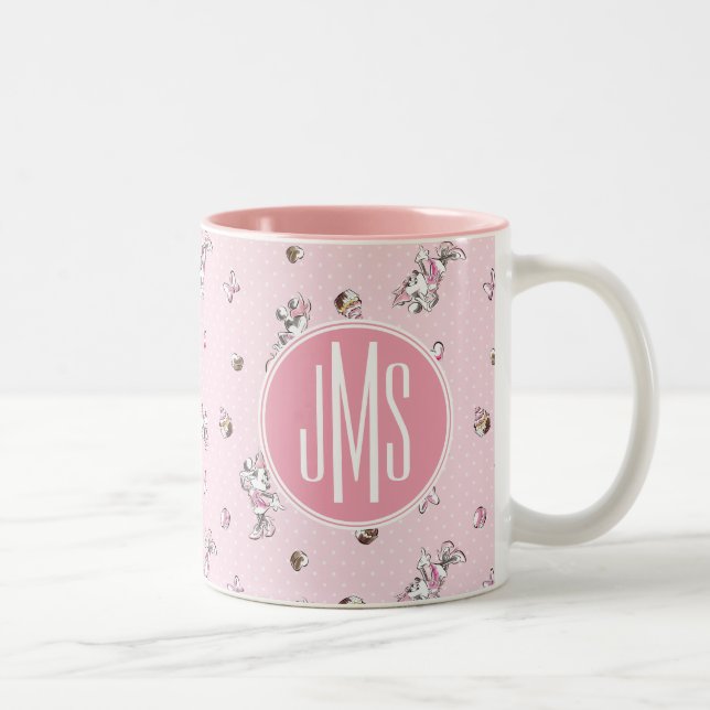 Minnie | Elegant Pose Watercolor Two-Tone Coffee Mug (Right)
