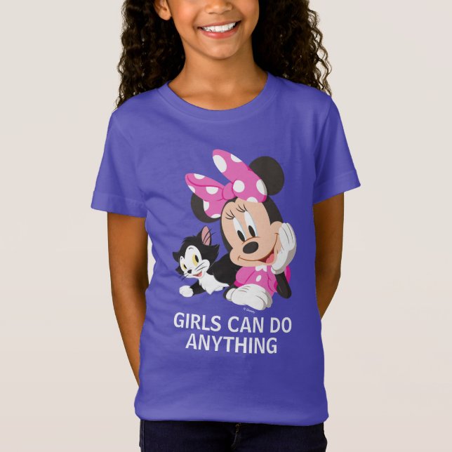 Minnie | Girls can do Anything T-Shirt (Front)