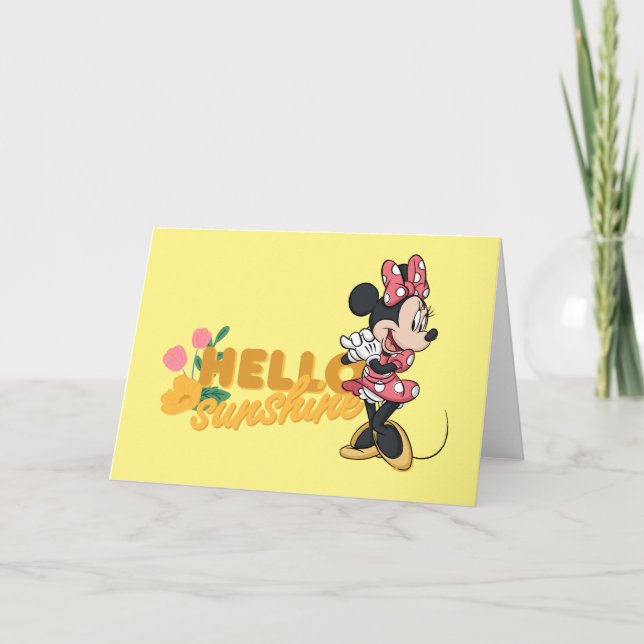 Minnie - Hello Sunshine Card (Front)