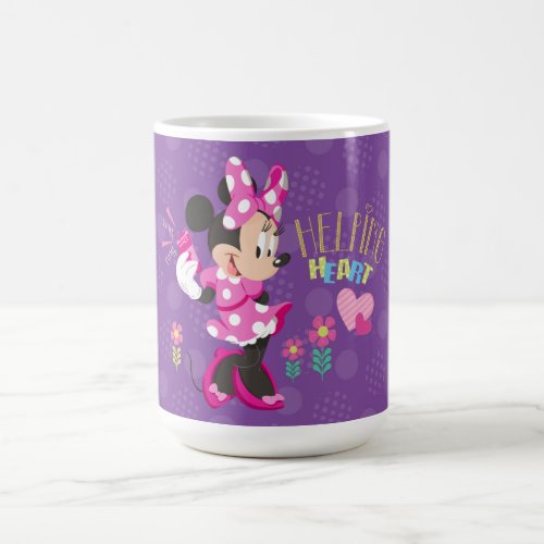 Minnie  Helping Heart Coffee Mug