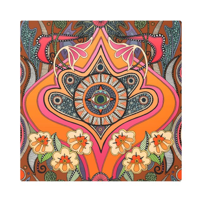 MINNIE henna metal print (Front)