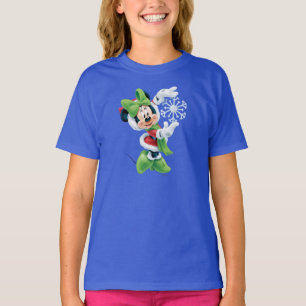 Minnie Holding Snowflake T-Shirt