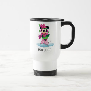 Minnie Ice Skating Travel Mug