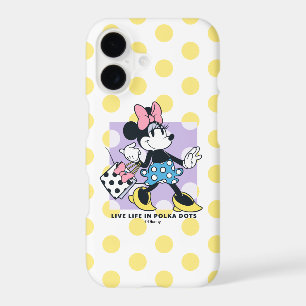 Minnie Live Life in Polka Dots iPhone 17 Case