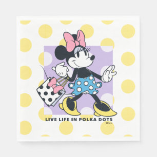Minnie Live Life in Polka Dots Napkins