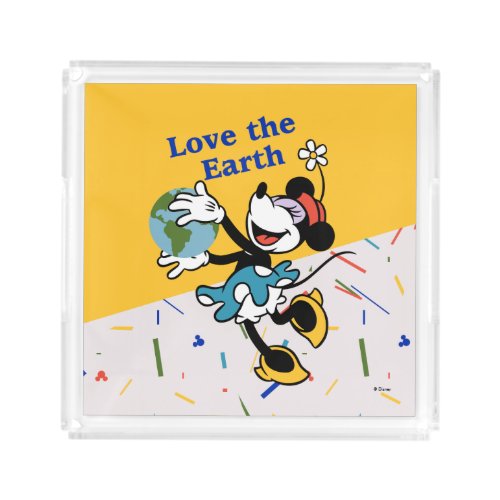 Minnie  Love the Earth Acrylic Tray