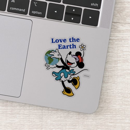 Minnie  Love the Earth Sticker