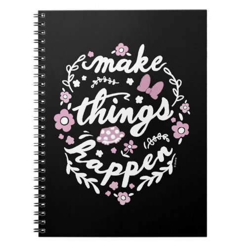 Minnie  Make Things Happen Notebook