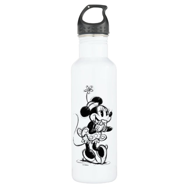 Minnie | Marble Stainless Steel Water Bottle (Front)