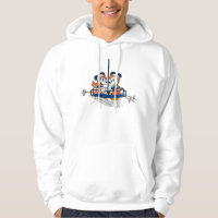 Minnie & Mickey Mouse Riding on a Ski Lift