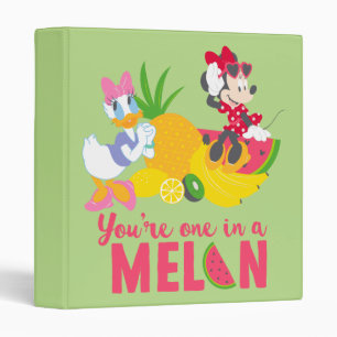 Minnie   Minnie Says Your'e One In A Melon 3 Ring Binder