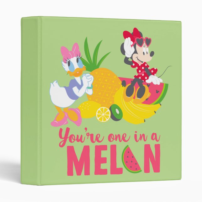 Minnie | Minnie Says Your'e One In A Melon 3 Ring Binder (Front/Spine)