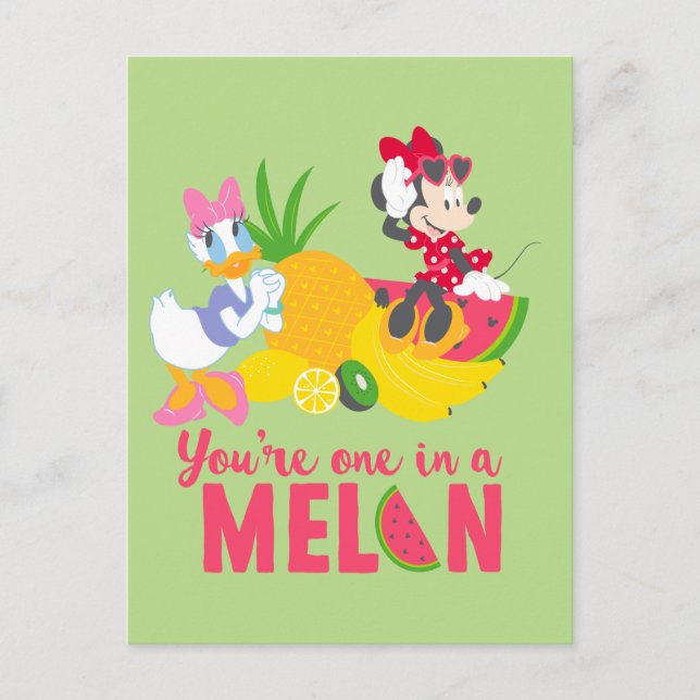Minnie | Minnie Says Your'e One In A Melon Postcard (Front)