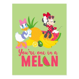 Minnie | Minnie Says Your'e One In A Melon Postcard