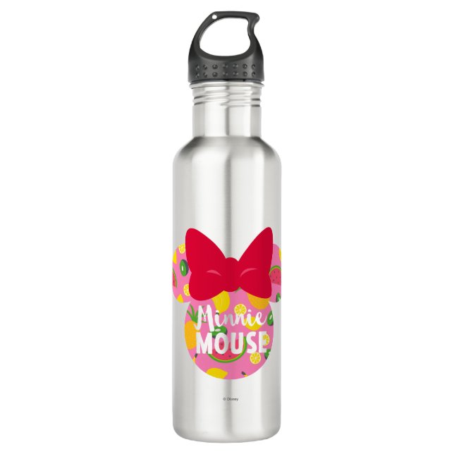 Minnie | Minnie Tropical Logo 2 Water Bottle (Front)