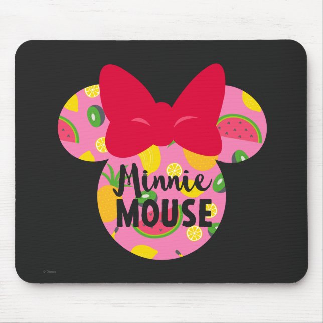 Minnie | Minnie Tropical Logo Mouse Pad (Front)