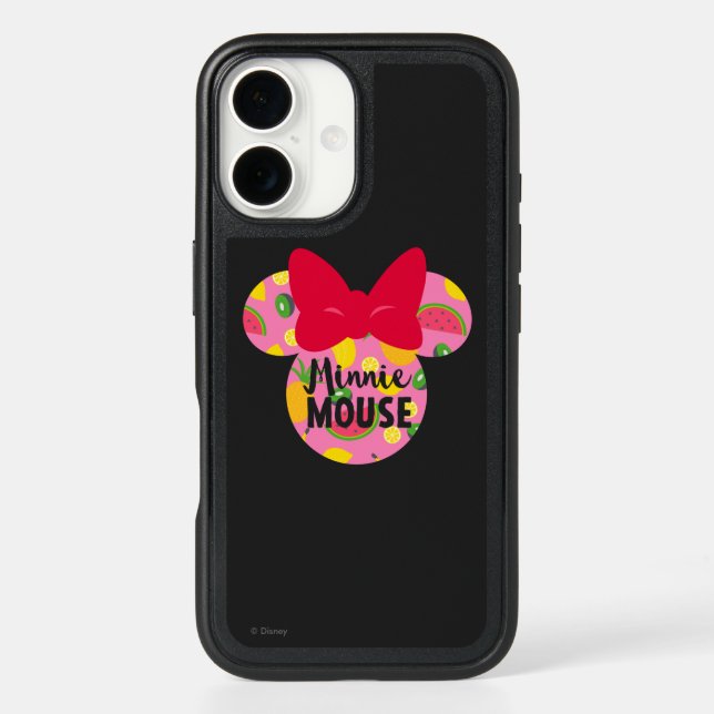 Minnie | Minnie Tropical Logo Otterbox iPhone Case (Back)
