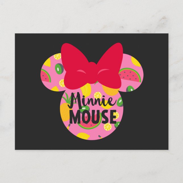 Minnie | Minnie Tropical Logo Postcard (Front)