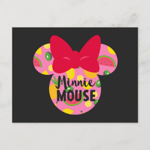 Minnie Minnie Tropical Logo Postcard