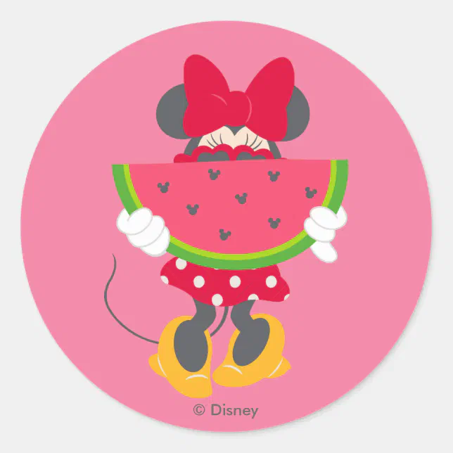 Minnie, Minnie's Tropical Adventure Classic Round Sticker