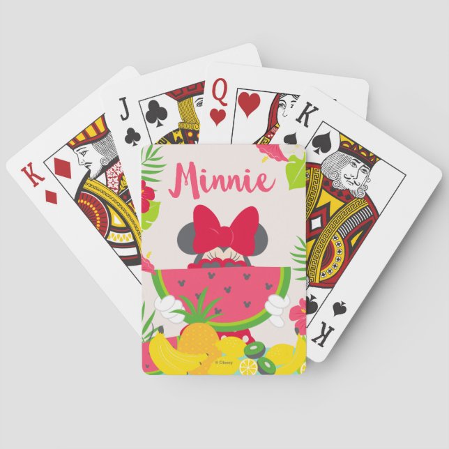 Minnie | Minnie's Tropical Adventure Playing Cards (Back)