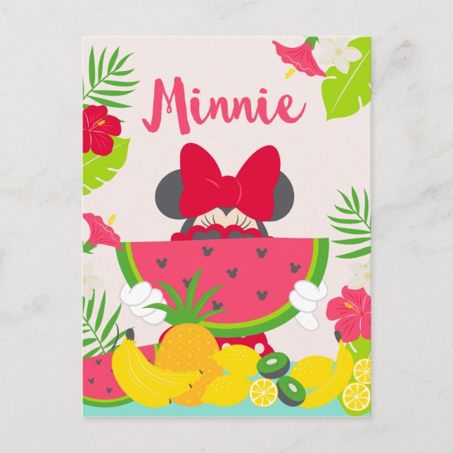 Minnie | Minnie's Tropical Adventure Postcard (Front)