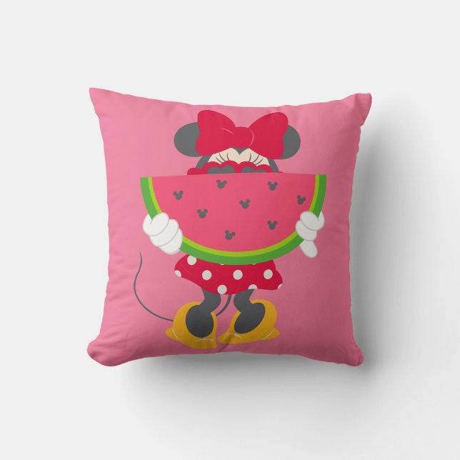 Minnie | Minnie's Tropical Adventure Throw Pillow (Front)