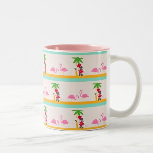 Minnie  Minnies Tropical Pattern 2 Two_Tone Coffee Mug