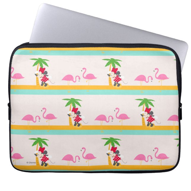Minnie | Minnie's Tropical Pattern Laptop Sleeve (Front)